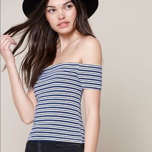 Off the shoulder shirt from Pacsun
